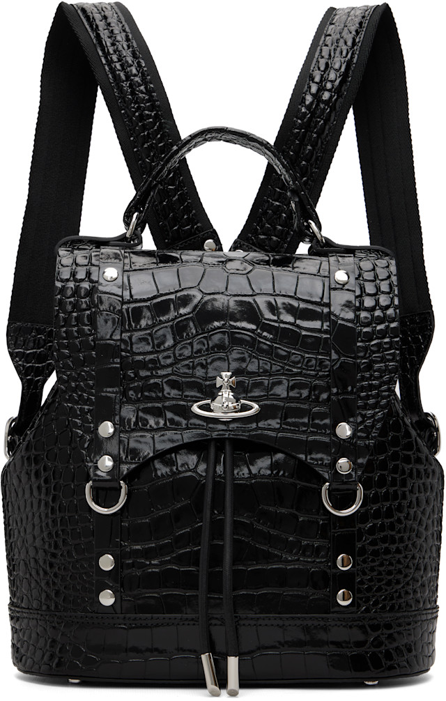 Vivienne Westwood: Black Max Small Backpack | SSENSE