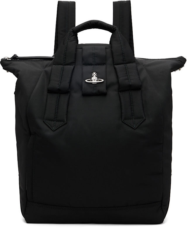 Vivienne Westwood: Black Steven Backpack | SSENSE Canada