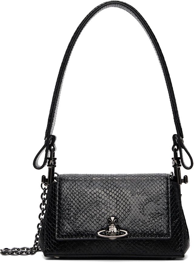 【新品未使用】VivienneWestwood 51020001 BLACK Vivienne Westwood: Black Hazel Small Hand Bag | SSENSE Canada