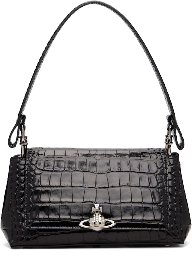 Vivienne Westwood: Black Hazel Medium Bag | SSENSE