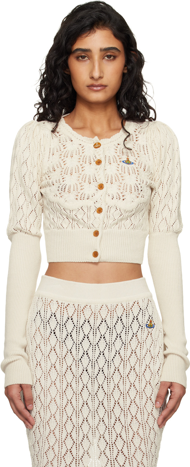 Vivienne Westwood: Off-White Ella Cardigan | SSENSE Canada