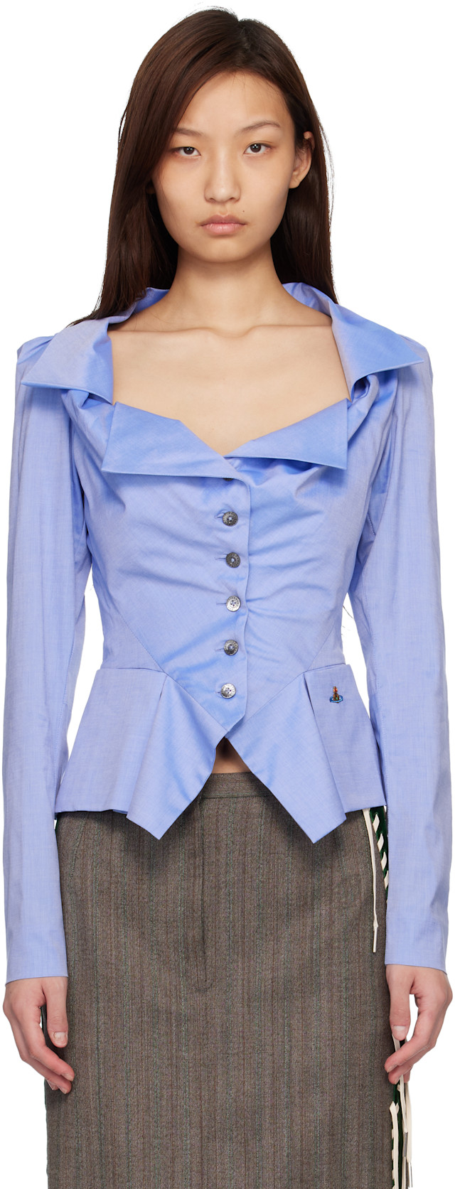 トップス Vivienne Westwood Monday best light blue vivienne-westwood-blue-monday-
