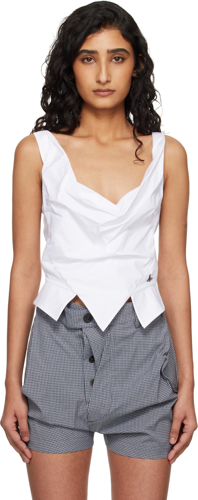 Vivienne Westwood: White Sunday Top | SSENSE