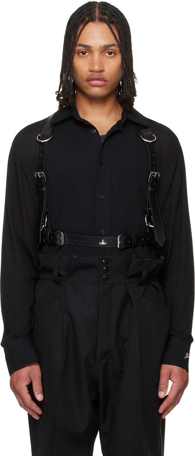 Vivienne Westwood ハーネス L Vivienne Westwood: ブラック Equestrian ハーネス | SSENSE 日本