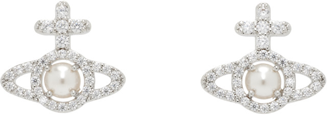 Vivienne Westwood: Olympia Faux-Pearl Earrings | SSENSE