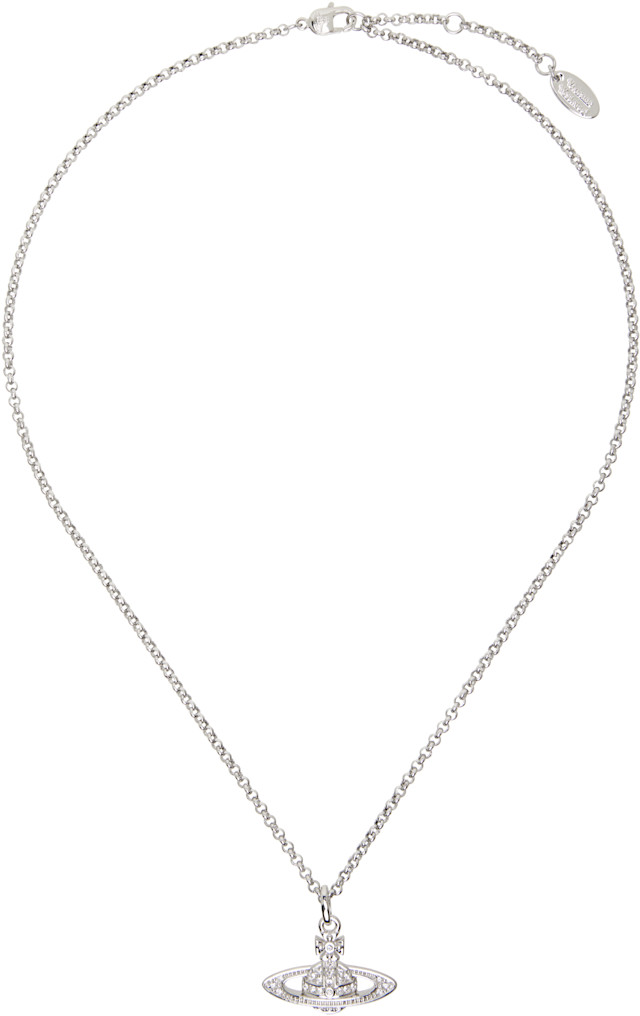 Vivienne Westwood: Mini Bas Relief Pendant Necklace | SSENSE Canada