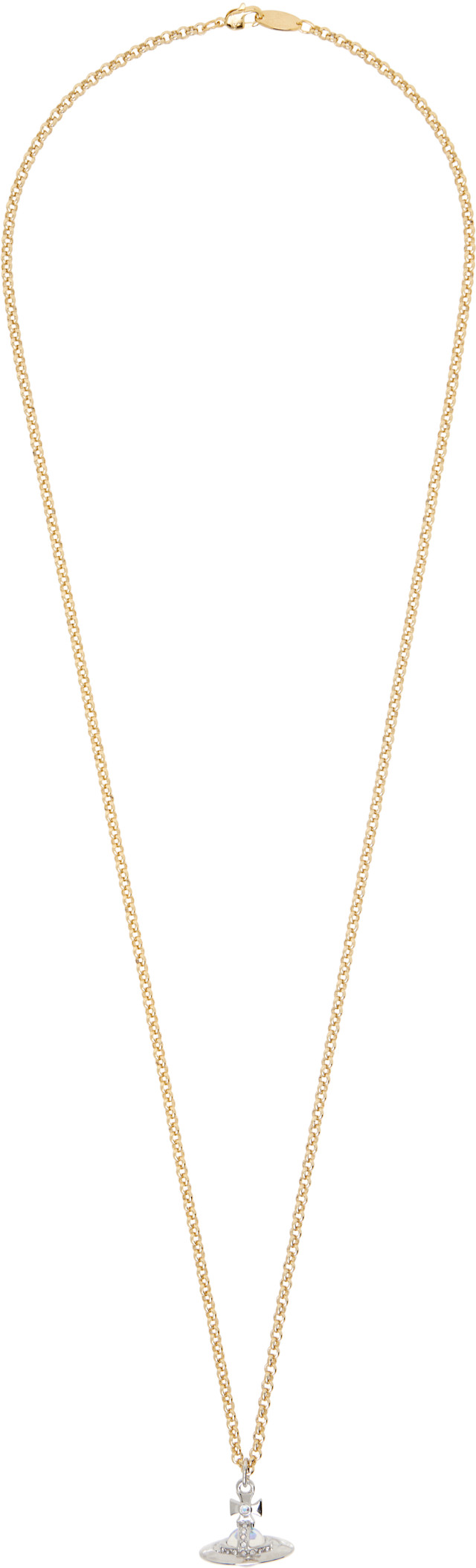 Vivienne Westwood: New Tiny Orb Pendant Necklace | SSENSE