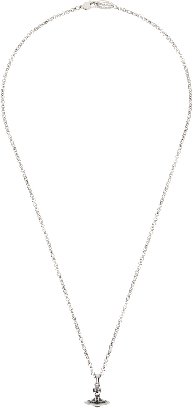 な*な様 Vivienne Westwood NEW PETITE ORB ドロ Vivienne Westwood: New Petite Orb Pendant Necklace | SSENSE