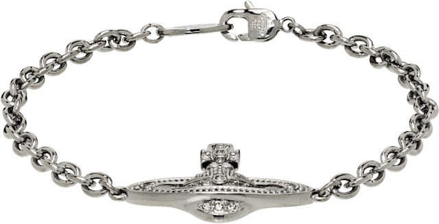 Vivienne Westwood: Mini Bas Relief Chain Bracelet | SSENSE