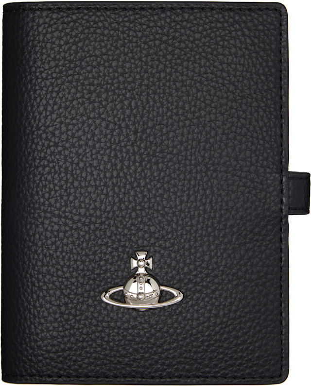 Vivienne Westwood: Black Orb Passport Holder | SSENSE