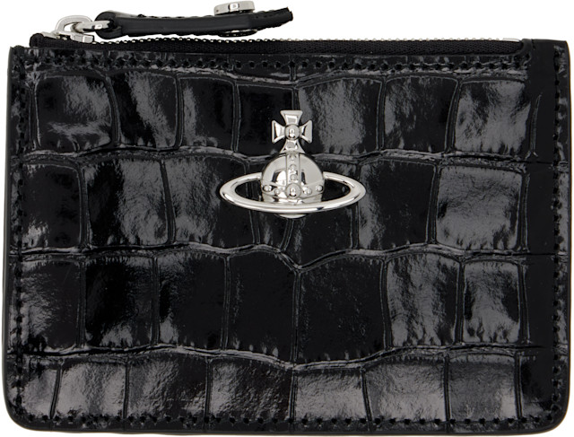 ★Vivienne Westwood 長財布 955VW361 黒 クロコ ワニ 人気 訳あり Vivienne Westwood 黒 シンプル ウロコ ワニ風 - メルカリ