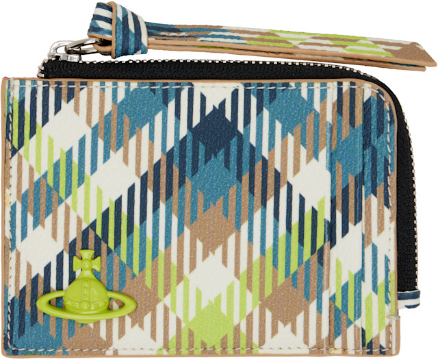 Vivienne Westwood: Multicolor Zip Card Holder | SSENSE
