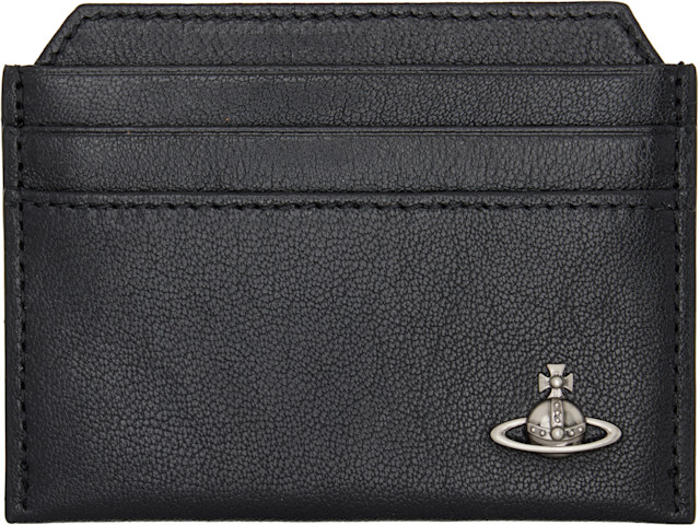 Vivienne Westwood カードケース Vivienne Westwood: ブラック スリム カードケース | SSENSE 日本