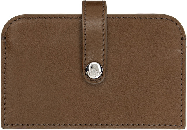 Vivienne Westwood ケース ブラウン Vivienne Westwood: Brown Accordion Card Holder | SSENSE