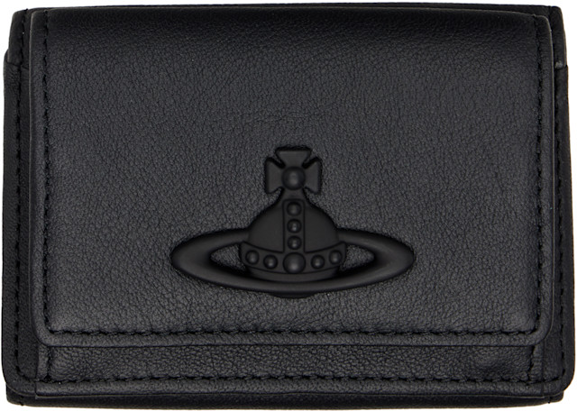 Vivienne Westwood: Black Trifold Wallet | SSENSE