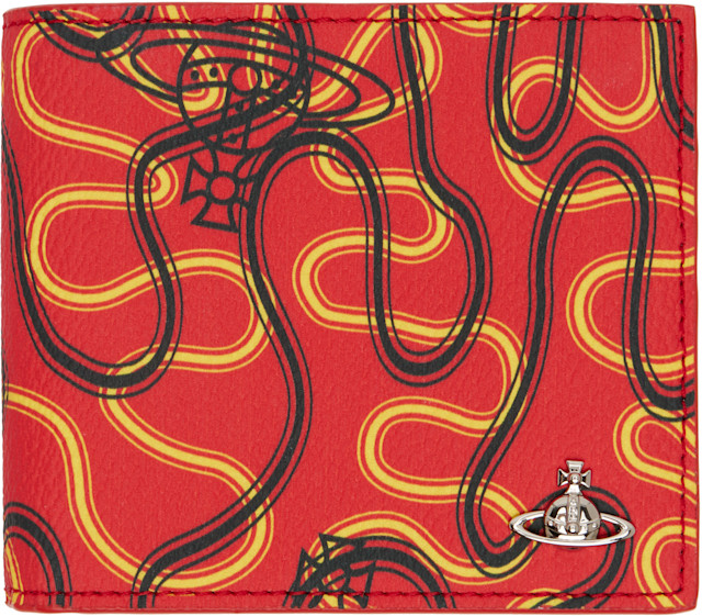 Vivienne Westwood: Red Billfold Man Wallet | SSENSE