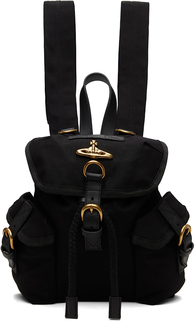 Vivienne Westwood: Black Highland Small Backpack | SSENSE