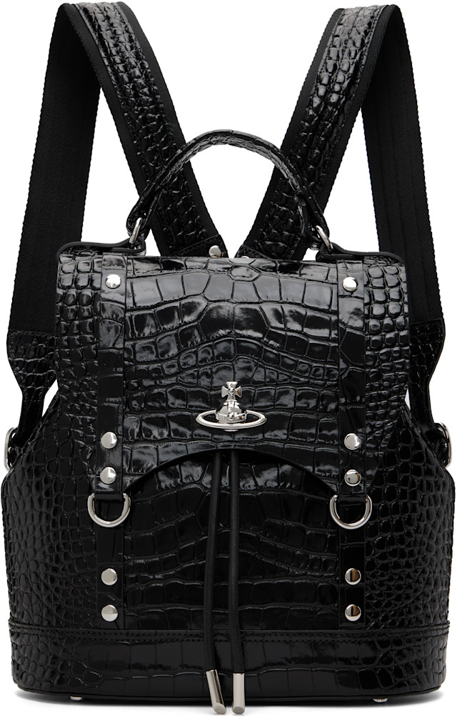 Vivienne Westwood: Black Max Small Backpack | SSENSE