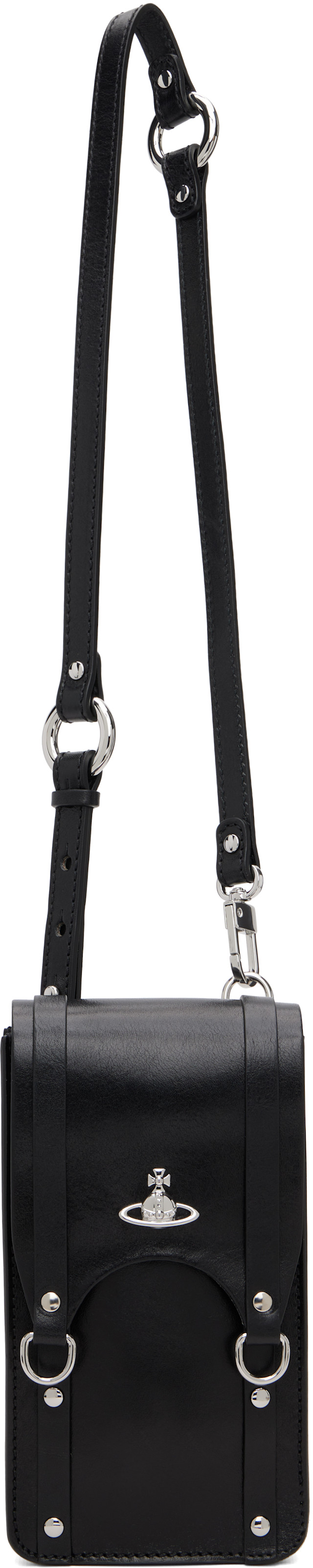 Vivienne Westwood: Black Max Mini Crossbody Bag | SSENSE