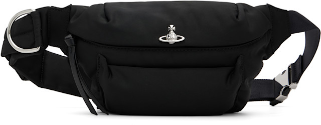 バッグ Vivienne Westwood SS24 belt bag Vivienne Westwood: Black Zeus Belt Bag | SSENSE