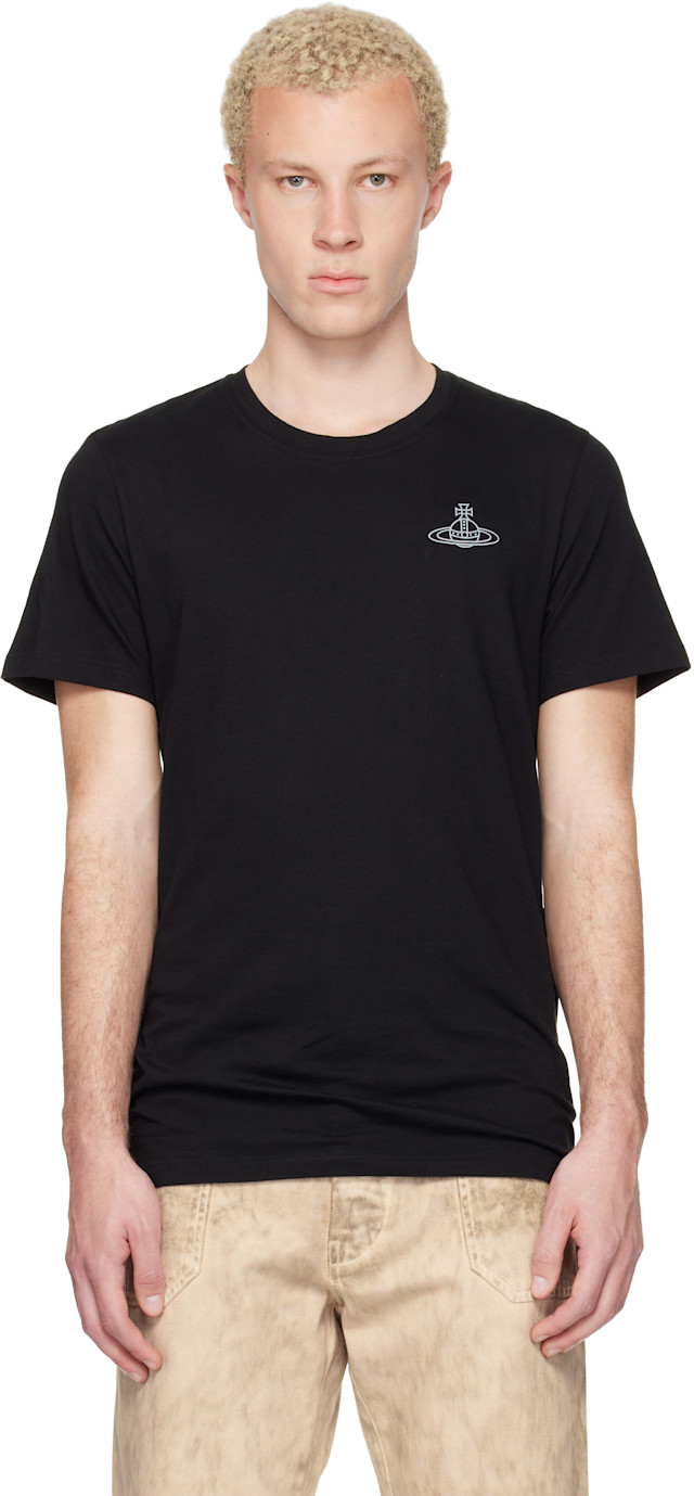 Vivienne Westwood: Two-Pack Black Cotton Jersey T-shirts | SSENSE