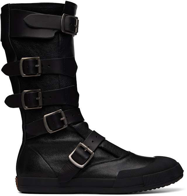 Vivienne Westwood: ブラック Animal Pirate ブーツ | SSENSE 日本