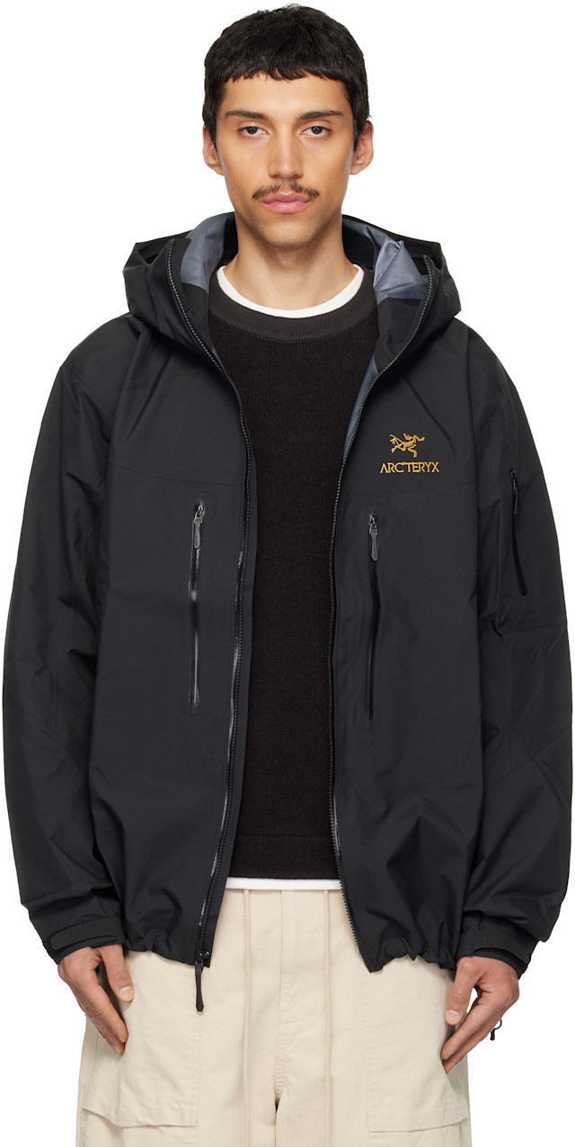 Arc'teryx: ブラック Alpha SV ジャケット | SSENSE 日本