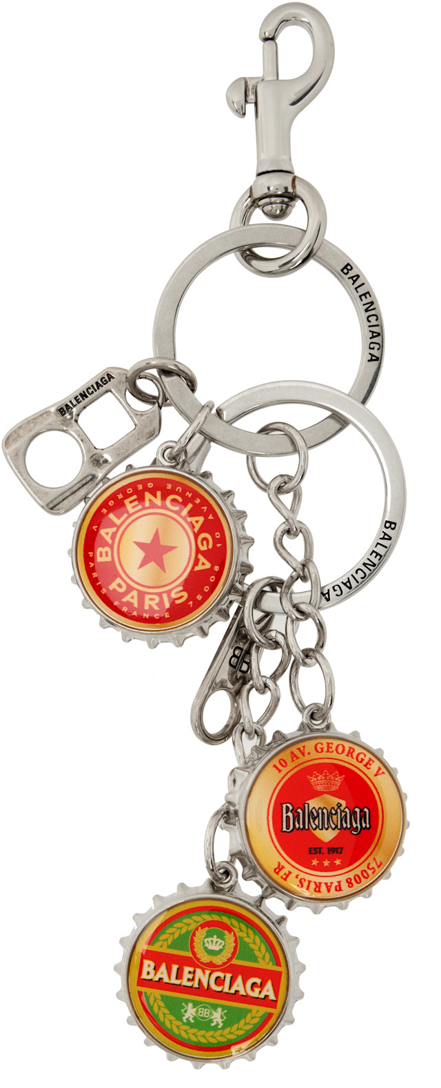 Balenciaga: Beer Caps Keychain | SSENSE