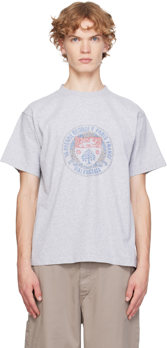 Balenciaga: グレー Standard Tシャツ | SSENSE 日本