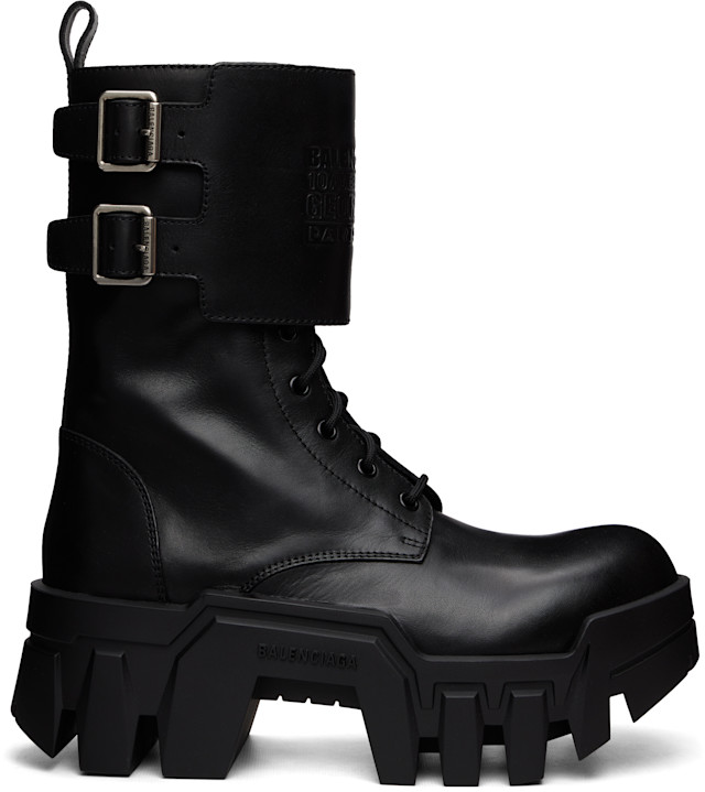 Balenciaga bulldozerブルドーザー　42 balenciaga-black-bulldozer-