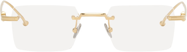 即*ー様 Cartier サングラス Cartier: Gold Exception Glasses | SSENSE