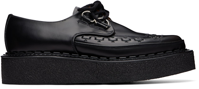 靴 CASH CA X E COX D-RING GIBSON BROGU Comme des Garçons Homme Plus: Black George Cox Edition D-ring