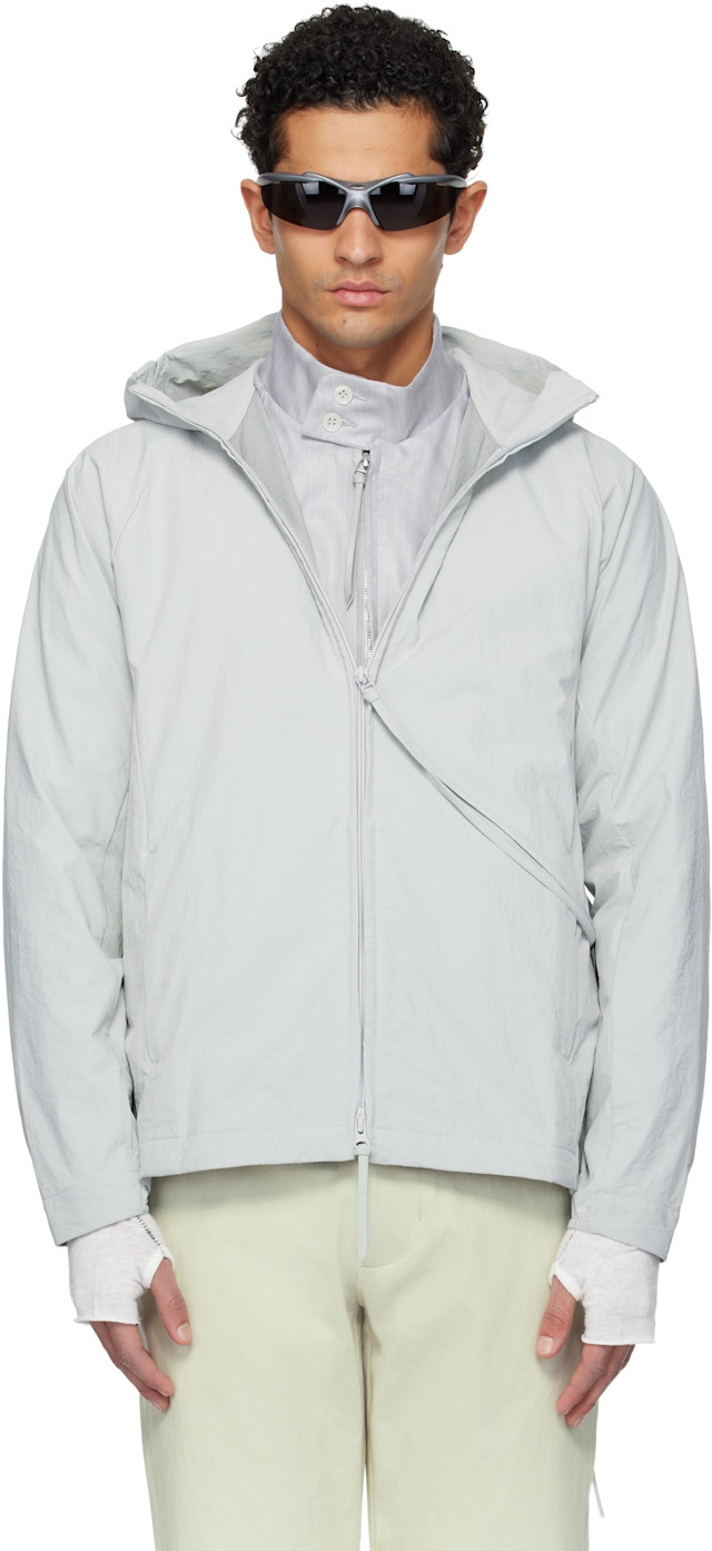 POST ARCHIVE FACTION (PAF): Gray Opening Jacket | SSENSE