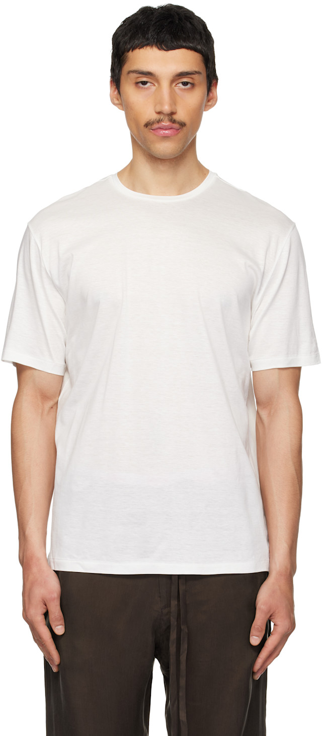 POST ARCHIVE FACTION (PAF): White Vacation Archive T-shirt | SSENSE