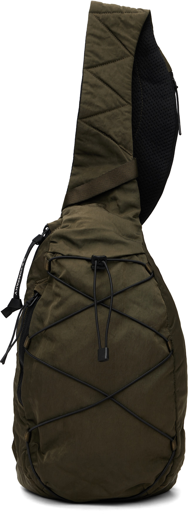バッグ C.P. Company NYLON B CROSSBODY BACKPACK C.P. Company: Khaki Nylon B Crossbody Backpack | SSENSE