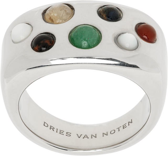 Dries Van Noten: マルチカラー ストーンリング | SSENSE 日本