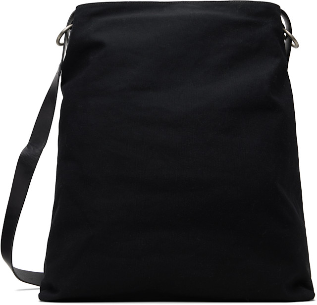 Dries Van Noten: Black Canvas Bag | SSENSE