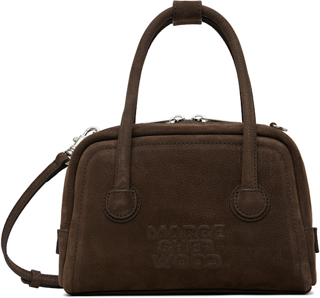 マイクロ　ミニバッグ　キャメルブラウン　margesherwood MARGESHERWOOD: Brown Soft Mini Bag | SSENSE