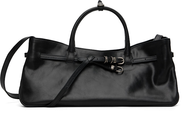 MARGESHERWOOD: Black Grandma Used Bag | SSENSE Taiwan