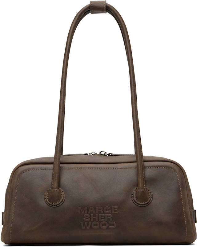 MARGESHERWOOD: Brown Soft Boston EW Bag | SSENSE