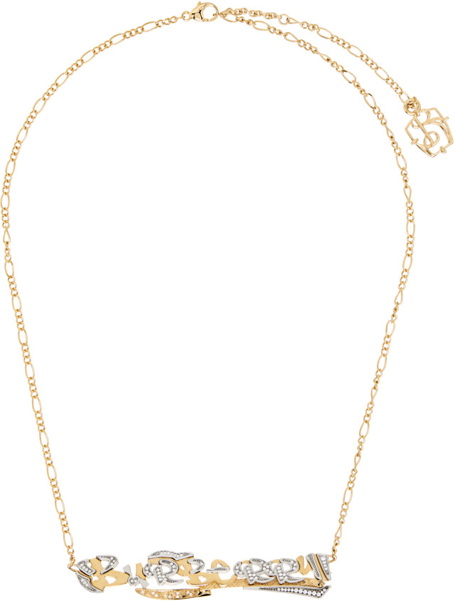 Burberry: Logo Chain Necklace | SSENSE