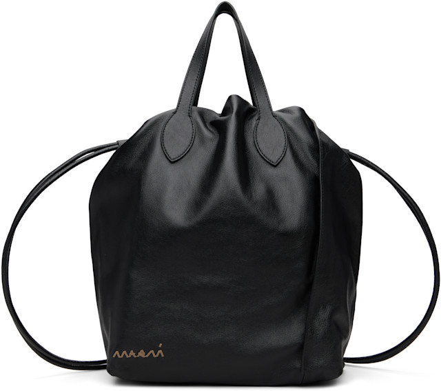 black leather slouch backpack Sloan Mini - Slim Design, Built-In Sleeve Fits 11