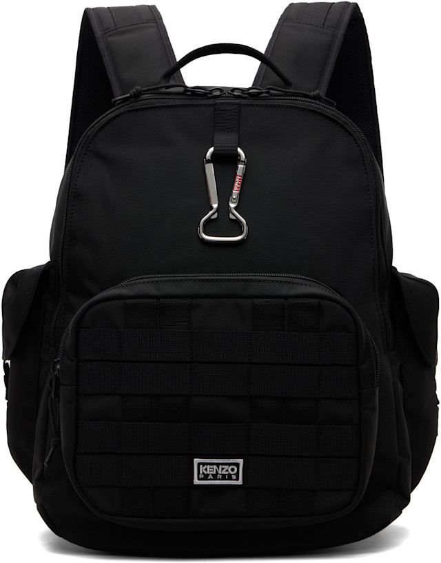 Kenzo: Black Kenzo Paris 'KENZO Explorer' Backpack | SSENSE