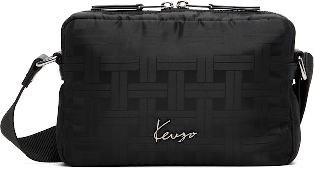 Kenzo: ブラック Kenzo Paris 'KENZO Mura' クロスボディバッグ
