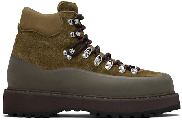 Diemme: Khaki Roccia Vet Gomma Boots | SSENSE