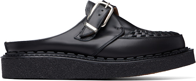 George Cox: Black Alaska Mule Loafers | SSENSE