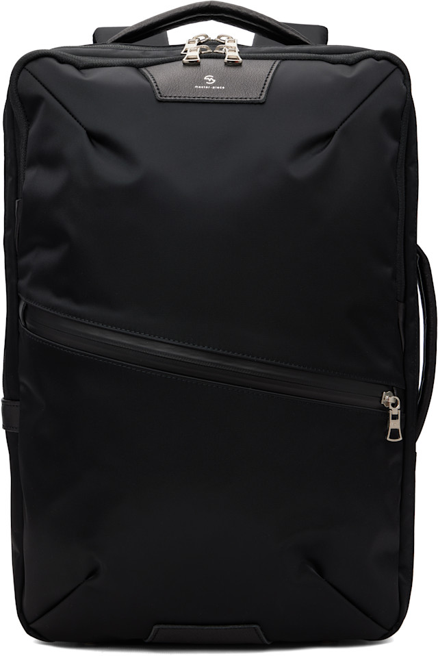 master-piece: Black Progress 2WAY Backpack | SSENSE