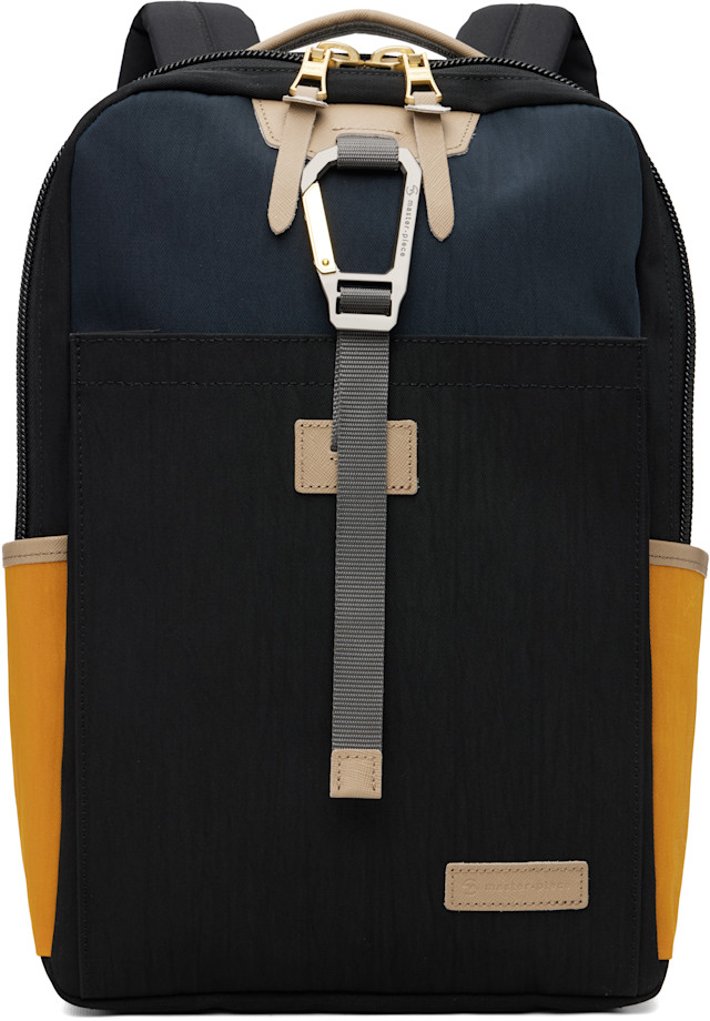 master-piece link バックパック ネイビー 美品 master-piece: ネイビー＆ブラック Link バックパック | SSENSE 日本