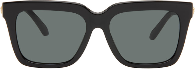 Versace: Black Medusa Plaque Sunglasses | SSENSE display picture 2