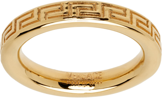 Versace: Greca Ring | SSENSE